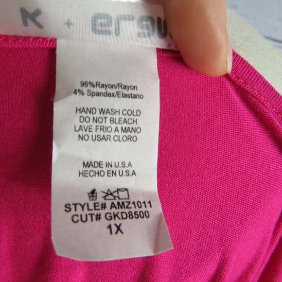 Women's Plus Short Sleeve Casual Dress - Picture 2 of 4